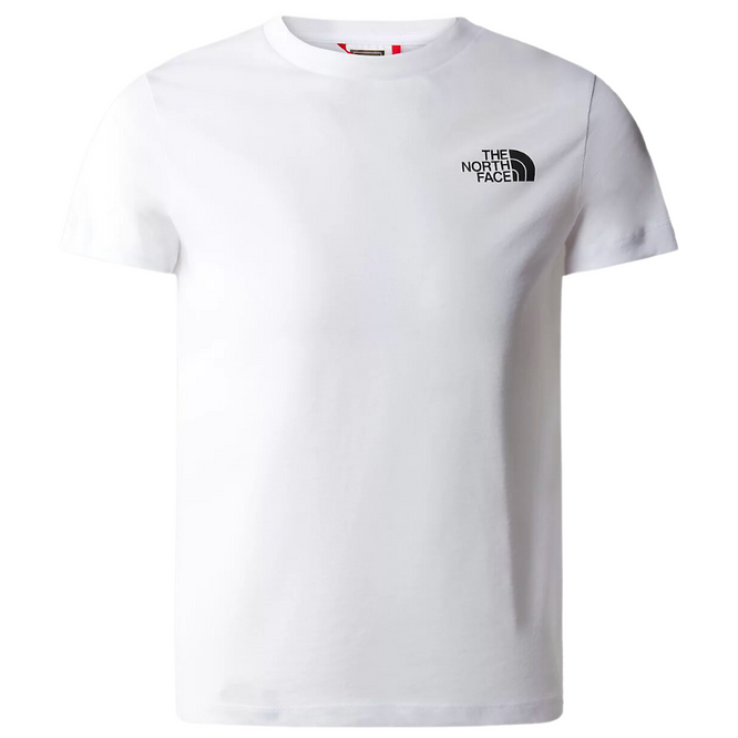 Kinder Einfaches Kuppel-T-Shirt TNF Weiß