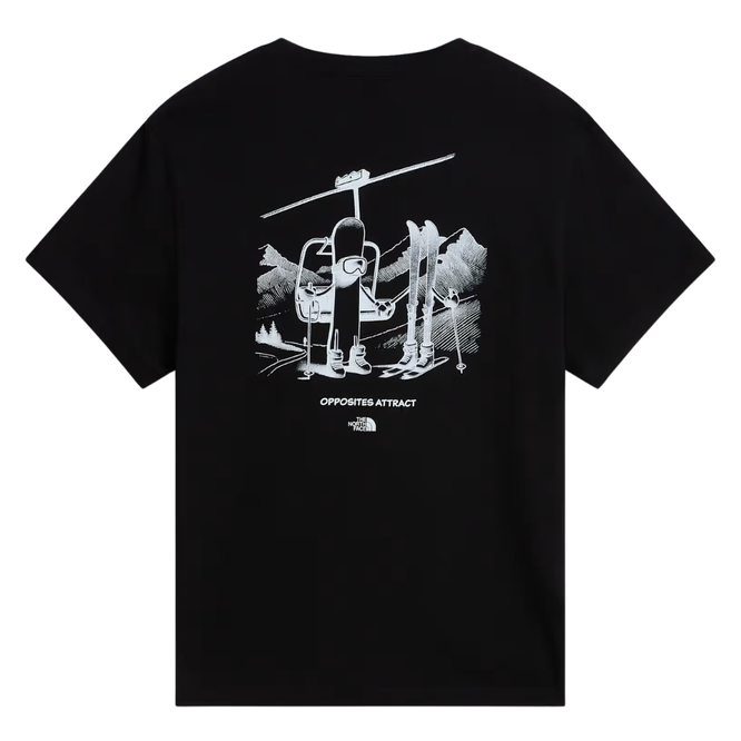 Opposites Attract Relaxed T-Shirt TNf Black