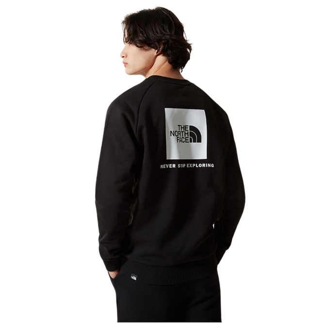 Raglan Redbox Crew Sweatshirt TNF Schwarz