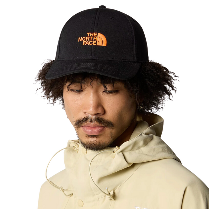 Recycled 66 Classic Cap TNF Schwarz/Vivid Flame