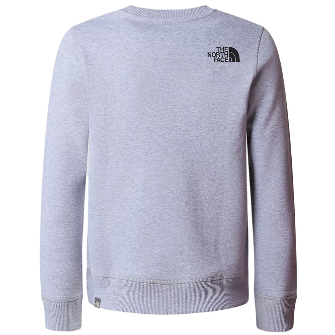 Kinder Redbox Crew Pullover TNF Light Grey Heater/TNF Black