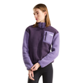 Womens Yumiori 1/4 Zip Fleece Endless Dusk/Grounded Plum