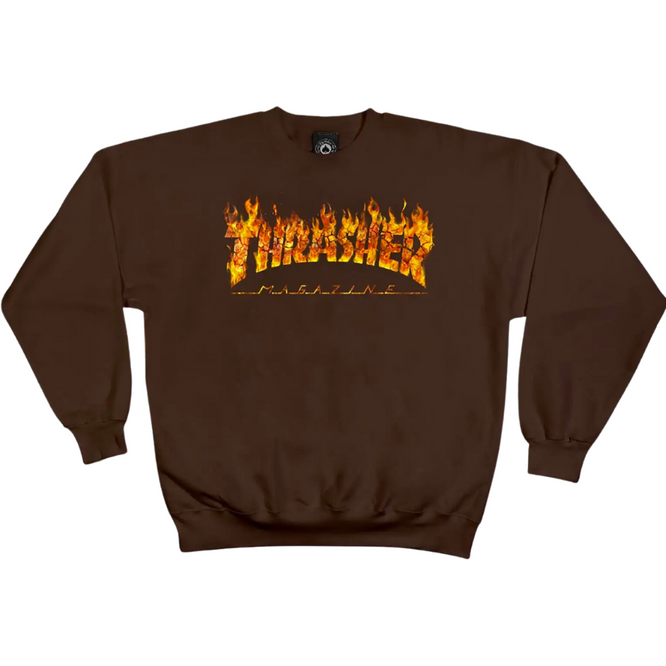 Inferno Crewneck Dunkelschokolade