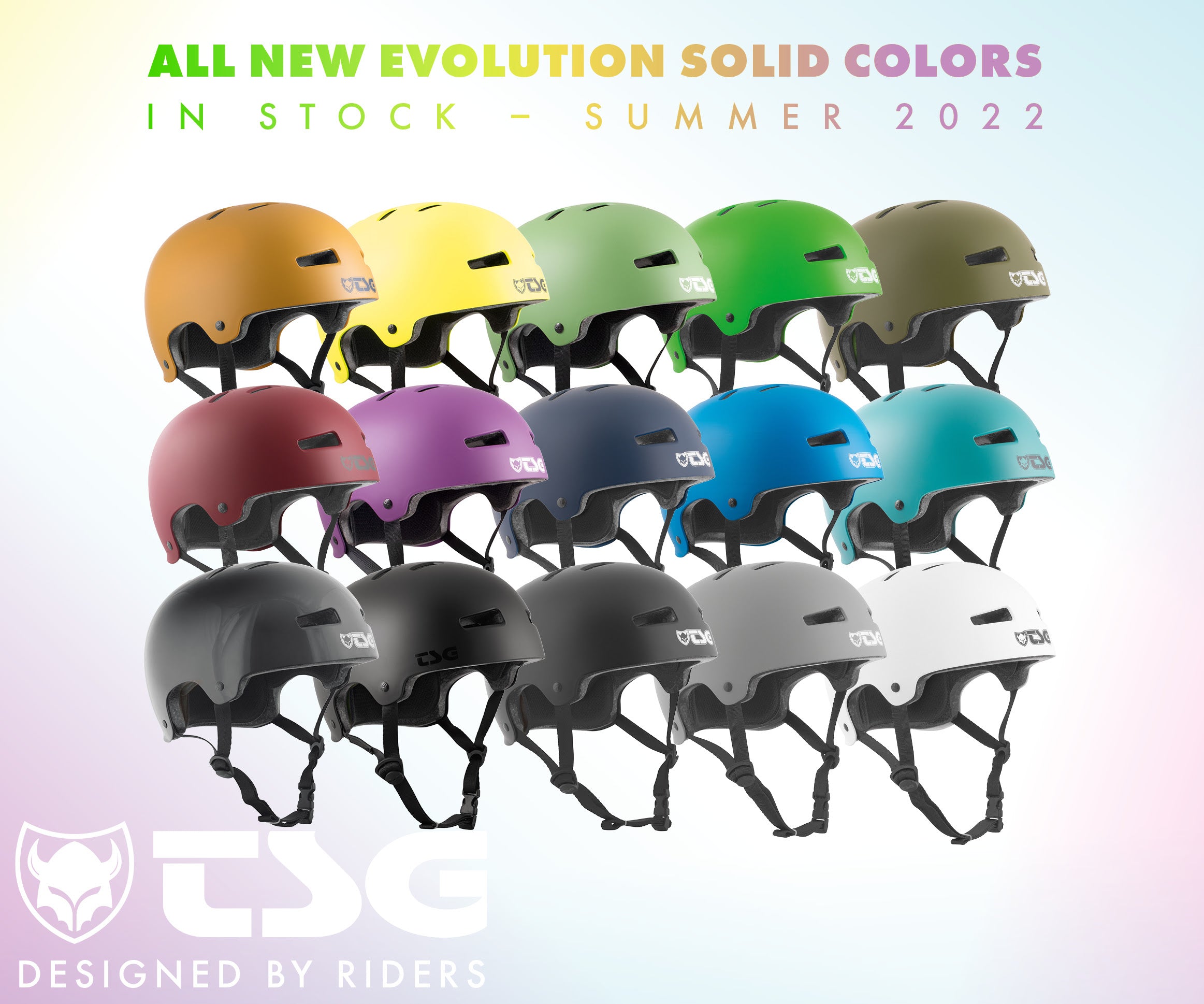 Evolution Solid Colors Satin Cauma Green Helm