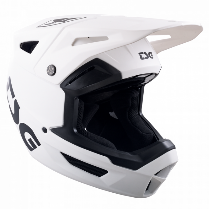 Sentinel Solide Farbe Satin Weiß MTB-Helm