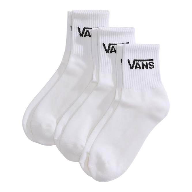Classic Half Crew 3Pack Socks White