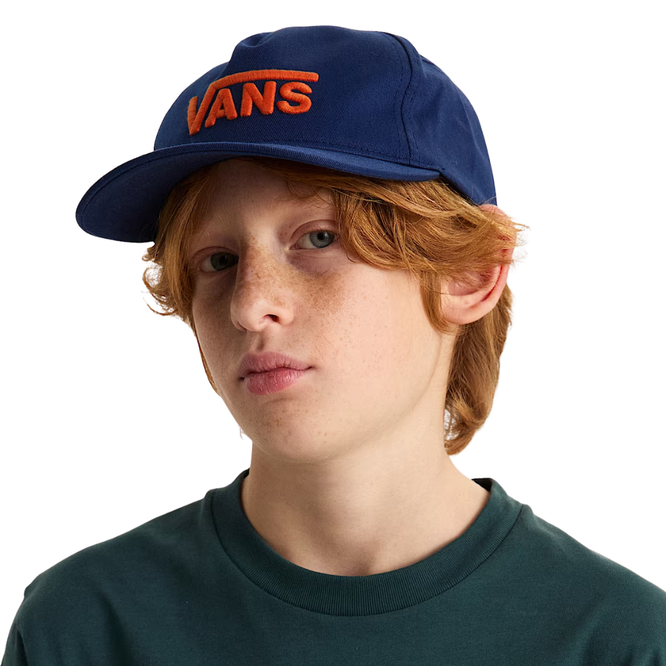 Kids Drop V Logo Snapback Deep Inidgo
