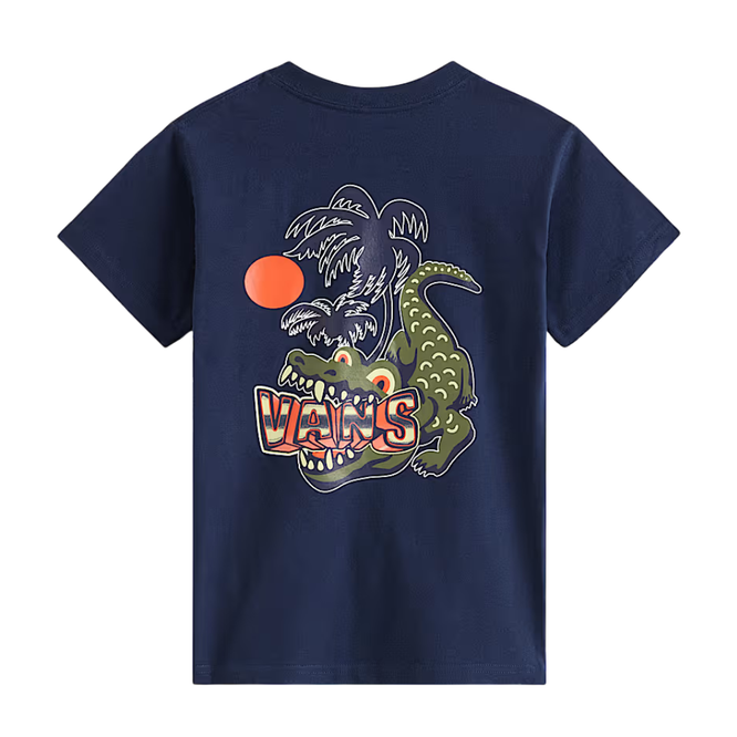 Kids Hangry Croc T-Shirt Dress Blues
