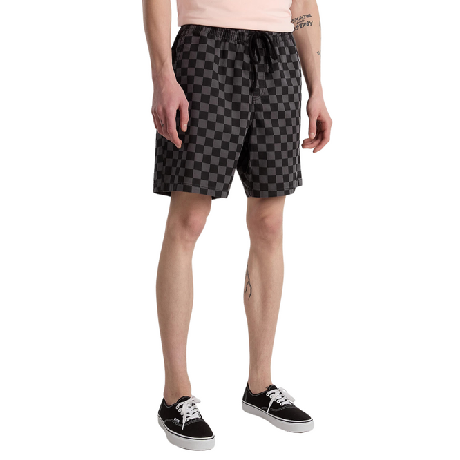 Range Relaxed Elastic Shorts Schwarz/Asphalt