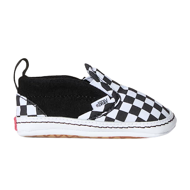 Toddler Slip-on V Crib Checker Black/ True White