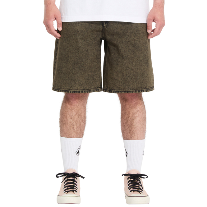 Billow Denim Short 22 Sage Leaf