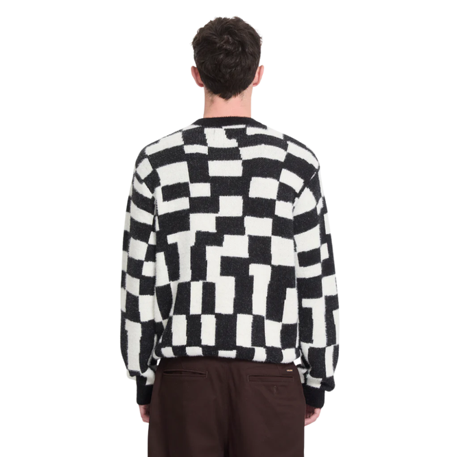 Carrau Check Sweater Crewneck Black