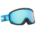 Footprints Matte White Stone + Ice Chrome Lens Snowboard Goggle