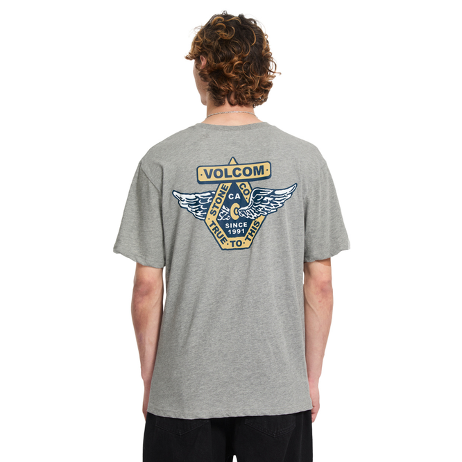 Free Wheel T-Shirt Heather Grey