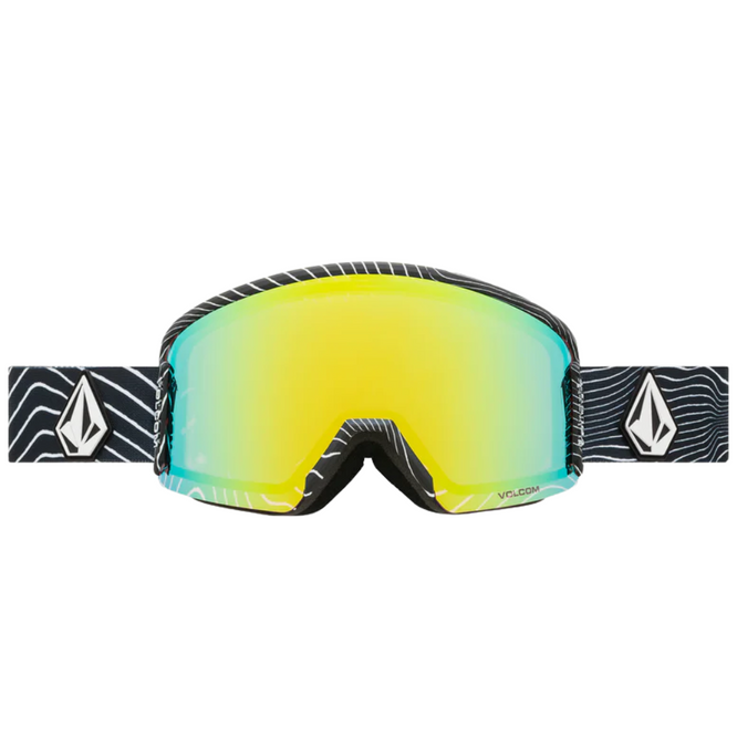 Garden 2 Op Art + Gold Chrome Lens Snowboardbrille