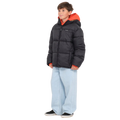 Kinder Iconic Jacke Reversible Braun