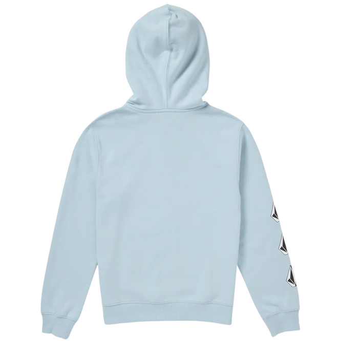 Kids Iconic Stone Zip Fleece Ice Blue