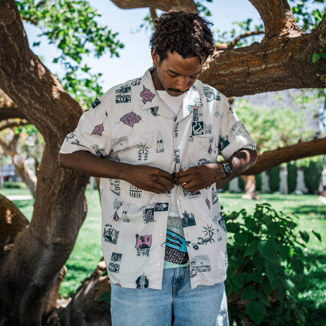 Mistostone Shortsleeve Hemd Stone