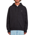 Single Stone Zip Hoodie Schwarz