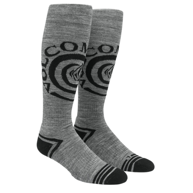 Spiral Over-The Calf Sokken Heather Grey