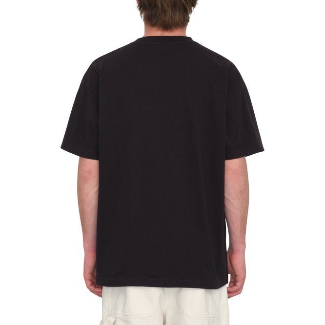 Stein-T-Shirt Schwarz