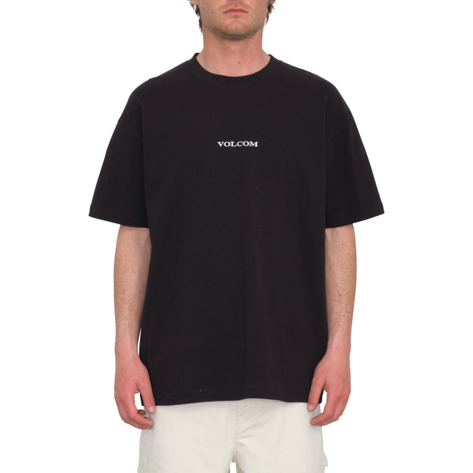 Stein-T-Shirt Schwarz