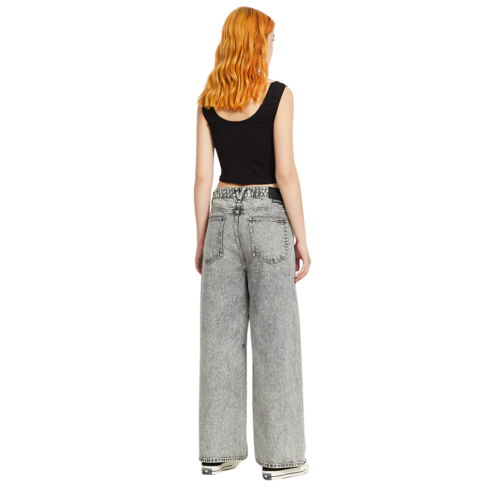 Womens Beegy Denim Pants Grey Vintage