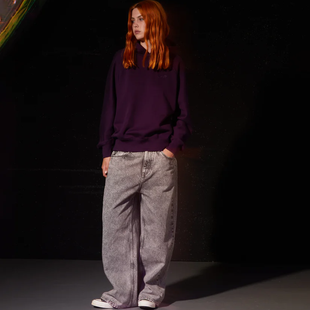 Womens Beegy Denim Pants Grey Vintage
