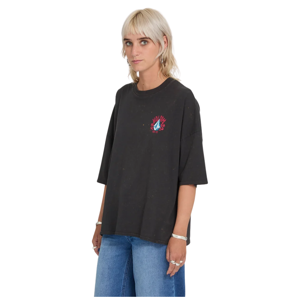 Womens Voltrip T-Shirt Vintage Black