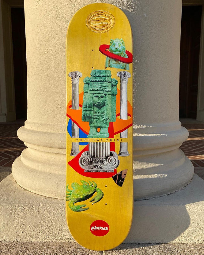 Yuri Relics Yellow 8.25" Skateboard Deck