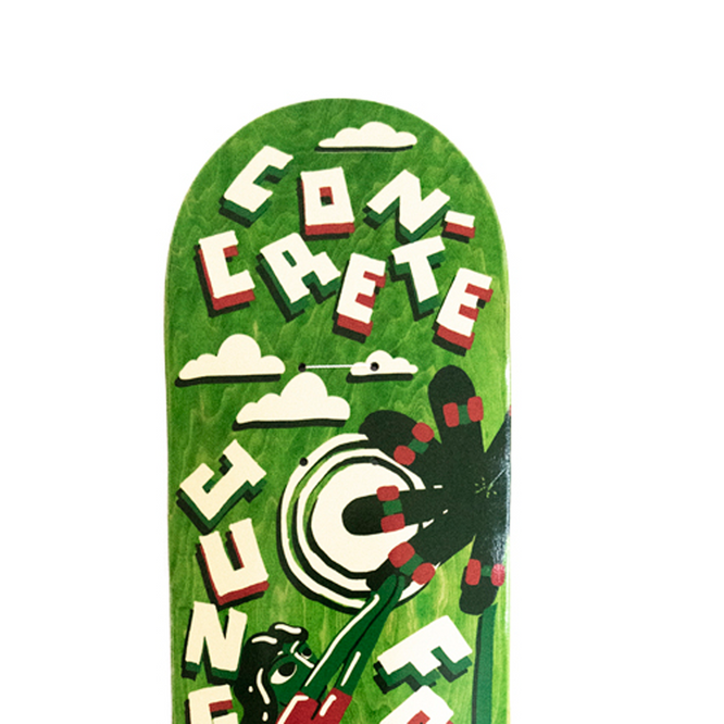 Grower's 8.0" Light Green Skateboard Deck