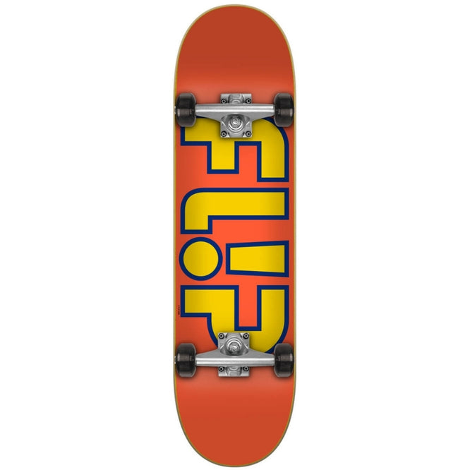 Team Outlined Orange 8.0" Complete Skateboard