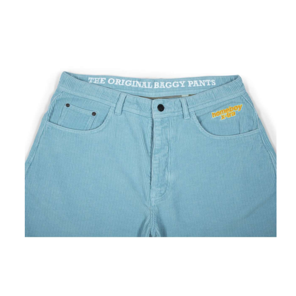 X-Tra Baggy Cord Pants Ice Blue