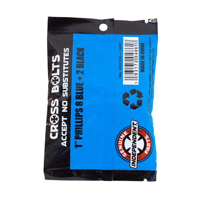 Blau/Schwarz 1" Phillips Hardware Set mit Werkzeug