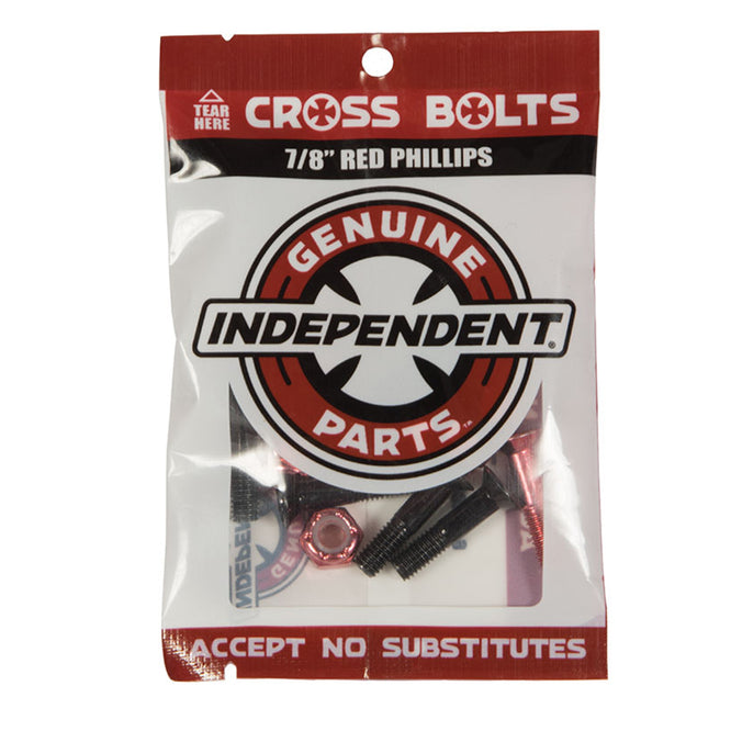 Red/Black 7/8" Phillips Hardware Set