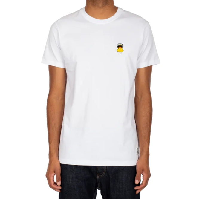 Lazy Sunny Day Emb Tee White