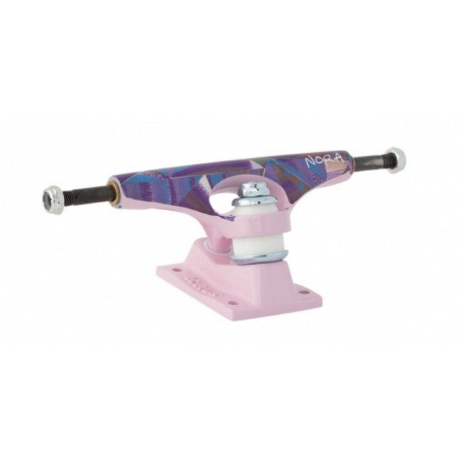 K5 Nora Triangle White/ Blue/ Purple 7.625" Skateboard Trucks