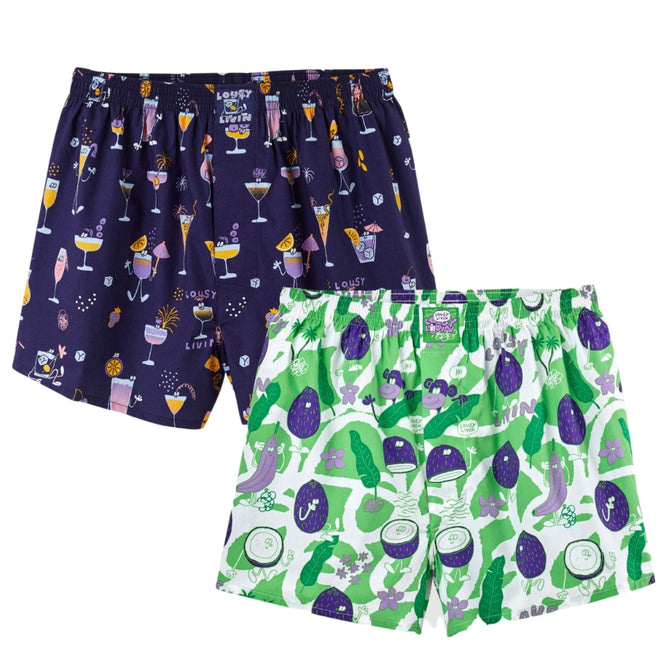 Coconut & Cocktails 2pack Boxershorts Smoothy