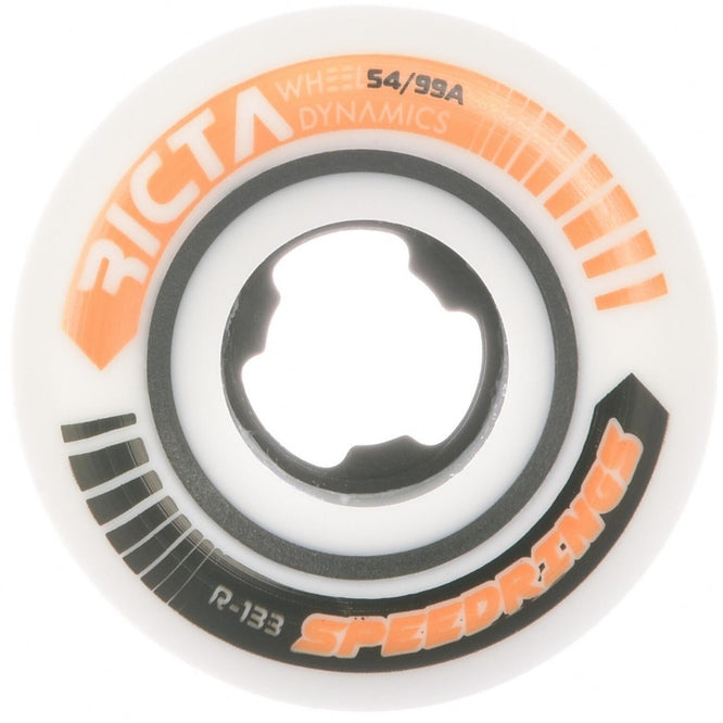 Speedrings Wide 99a 54mm White/Bronze Skateboard Wheels