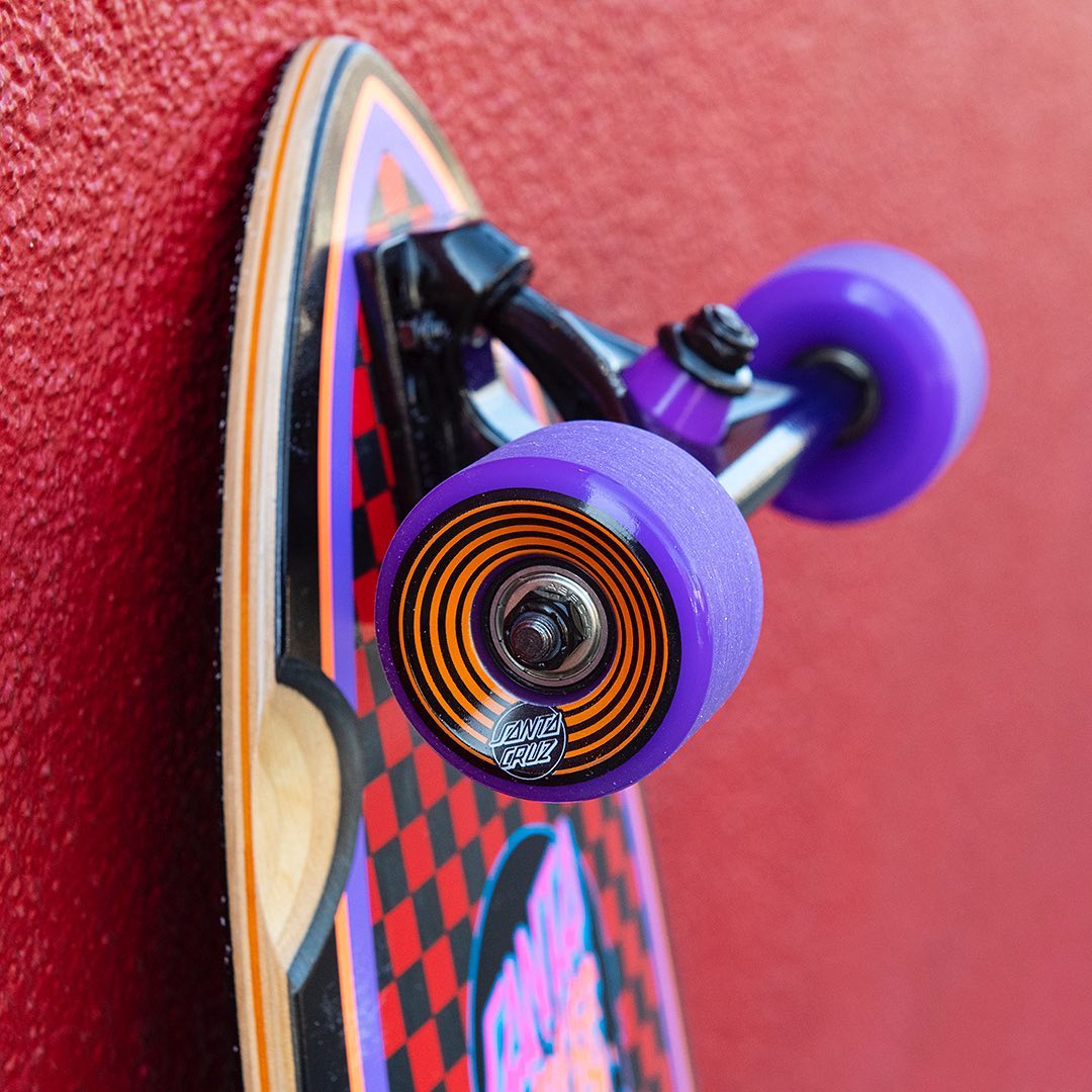 Rad Dot Pintail Black/ Multicolored 33" Complete Longboard