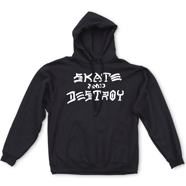 Skate and Destroy Kapuzenpullover Schwarz