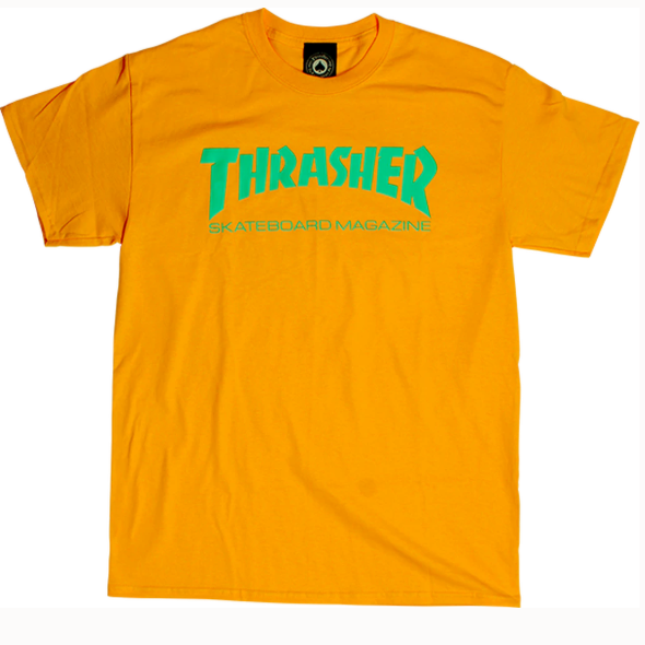 Skate Mag T-shirt Gold