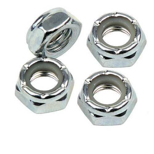 Premium Skateboard Axle Nuts Silver