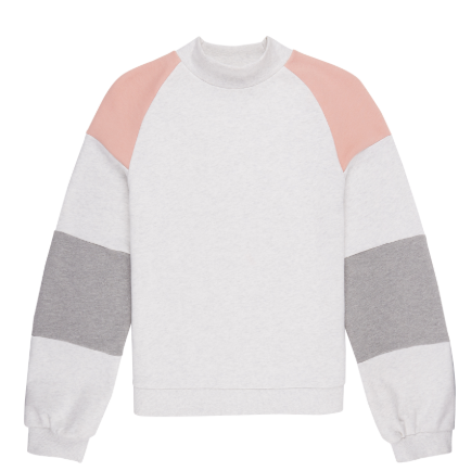 Womens Kamui Colours Sweatshirt White Pink-Purple