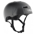 Skate/BMX-Helm mit einfarbigem Spritzschutz in Weiß