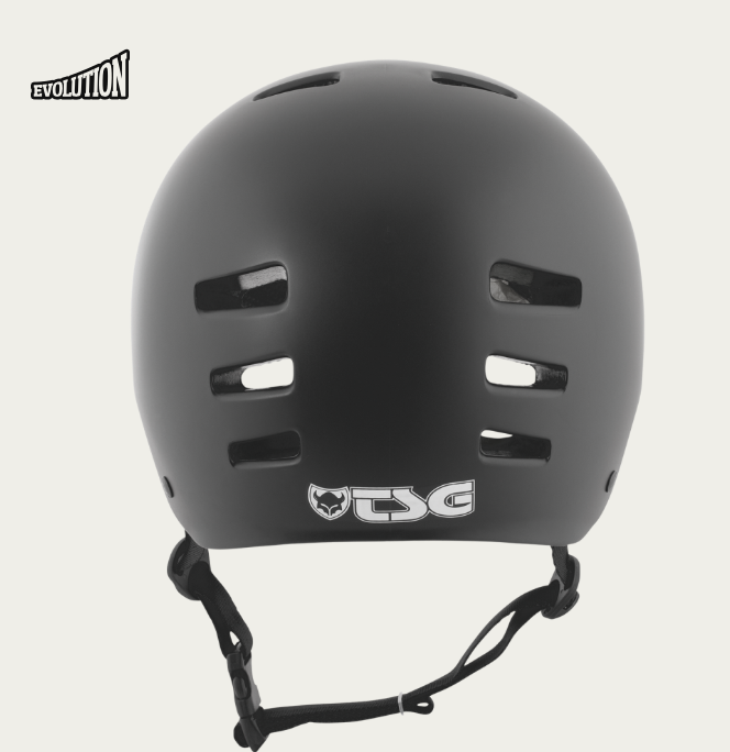 Evolution Solid Colors Satin Black Helm