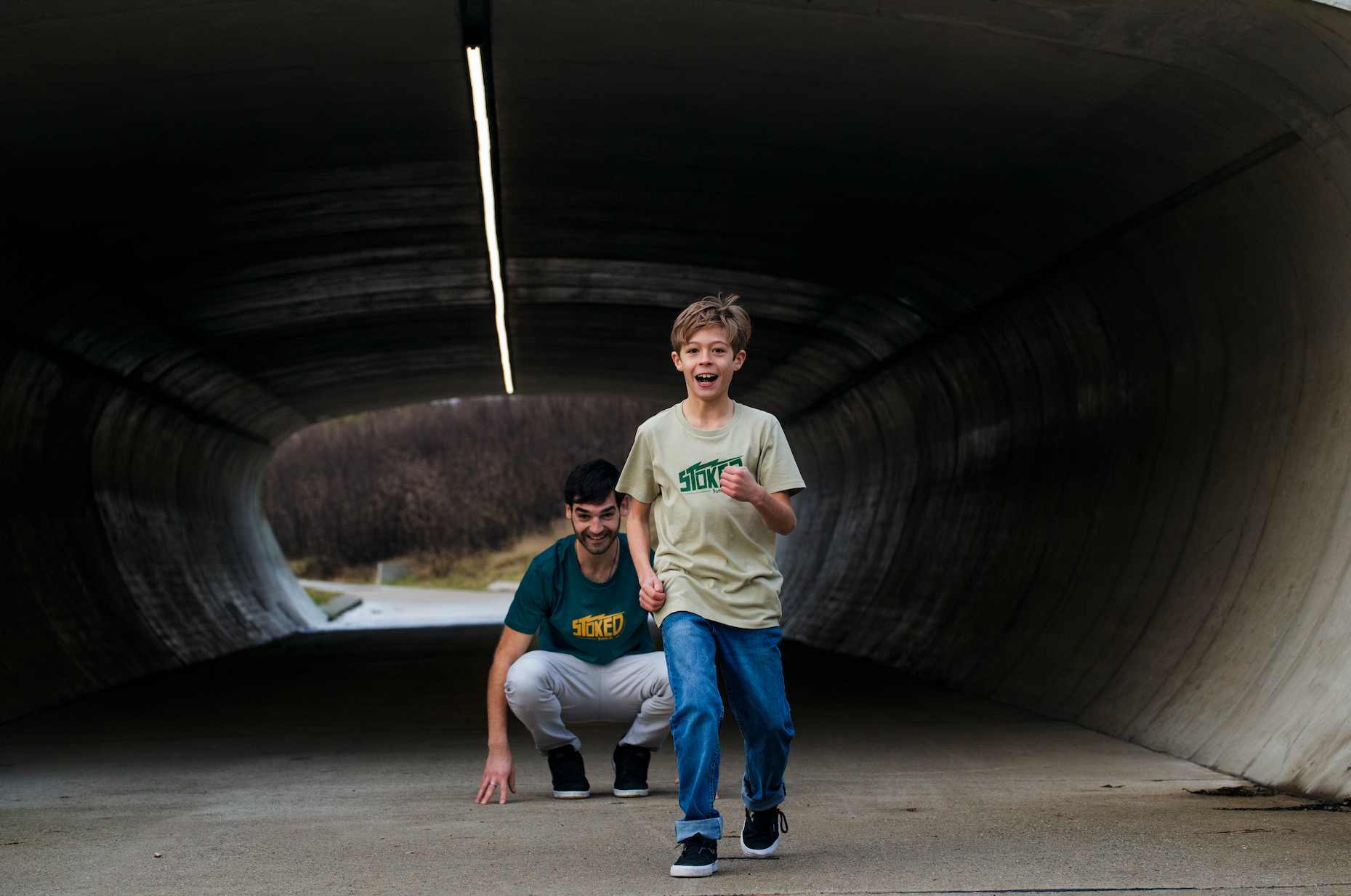 Kids Electric T-shirt Black Heather Blue