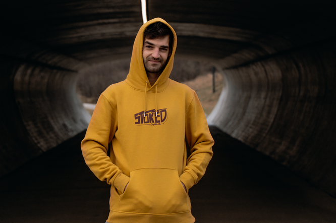 Kids Electric Hoodie Ochre