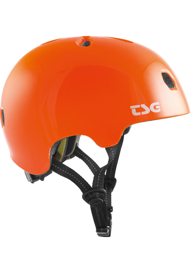 Meta Solid Color Gloss Orange Helm