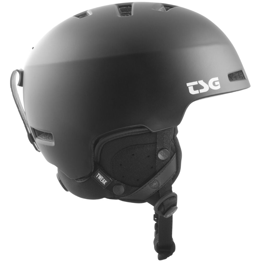 Tweak Solid Color Helmet Satin Black